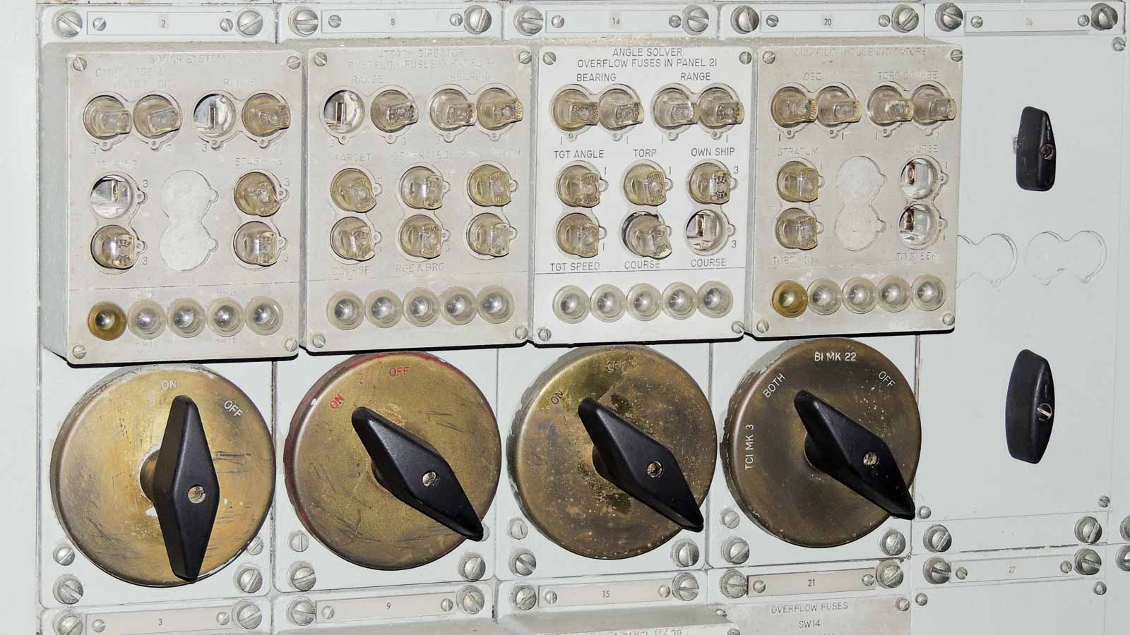 The Buttons To Control The Ship - Patriots Point Foundation