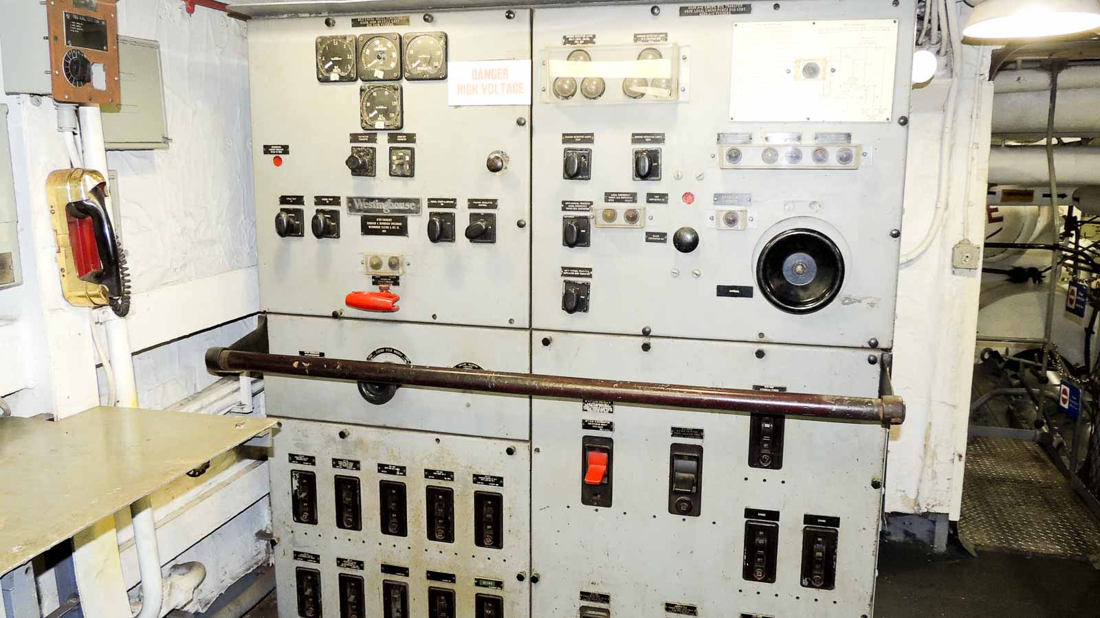 Engine Area Inside Marine Ship - Patriots Point Foundation