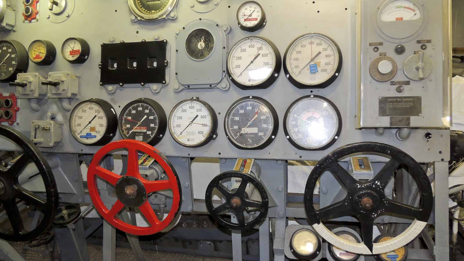 Reading Meters In Marine Ship - Patriots Point Foundation