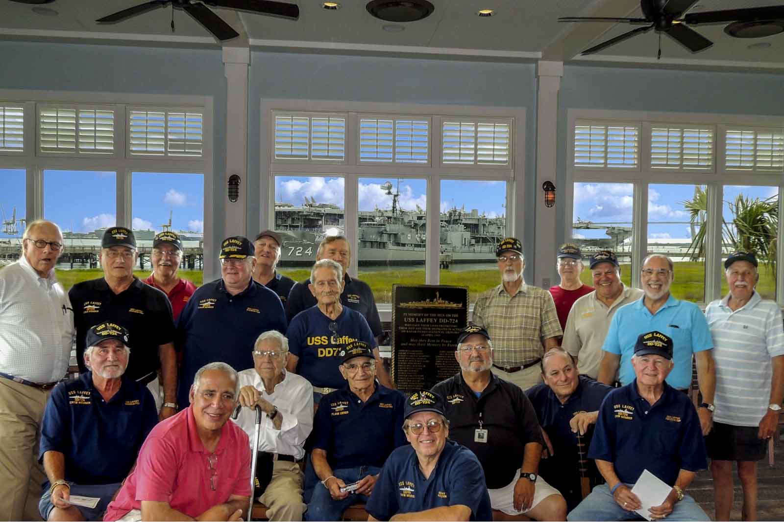A Group Members Of USS Laffey Association