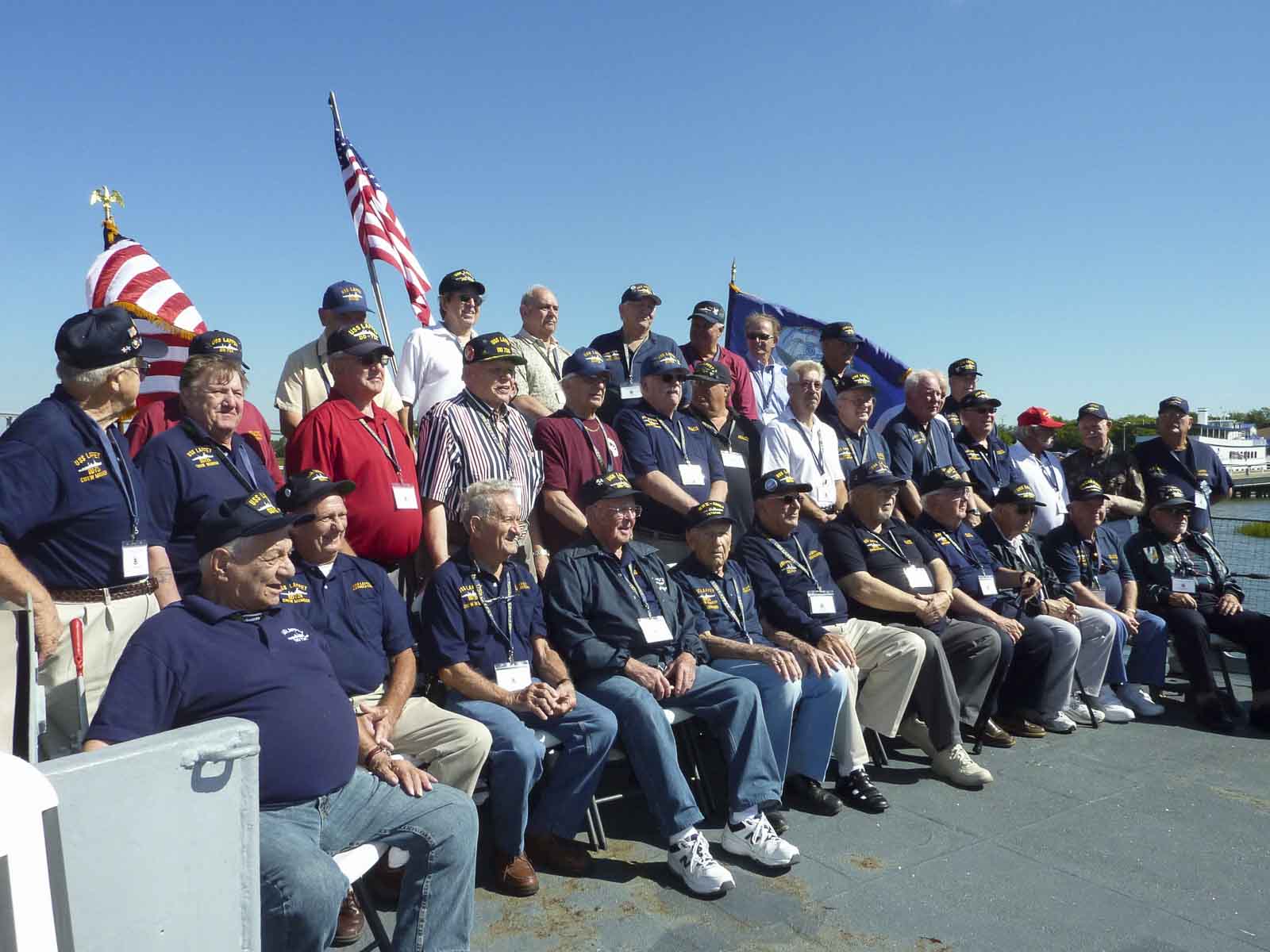 Group Of USS Laffey Members - Patriots Point Foundation